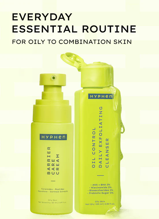 Cleanser for oily skin + bcc for oily skin Regulate & Hydrate - Your Essential Pair for Oily to Combination Skin Care