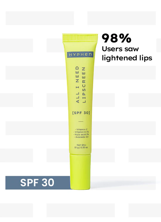 Brightening lip balm spf30 - 2% kojic acid, vitamin c & 1% vitamin e - 10g Brightens Dark & Pigmented Lips